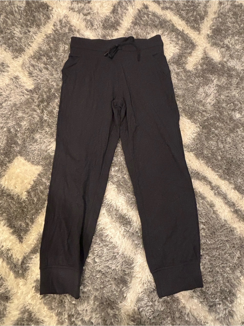 lululemon athletica Black Drawcord Jogger Pants